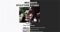 Desktop Screenshot of megwhitesculpture.com