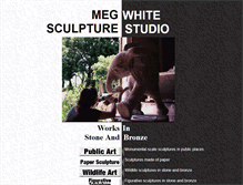 Tablet Screenshot of megwhitesculpture.com